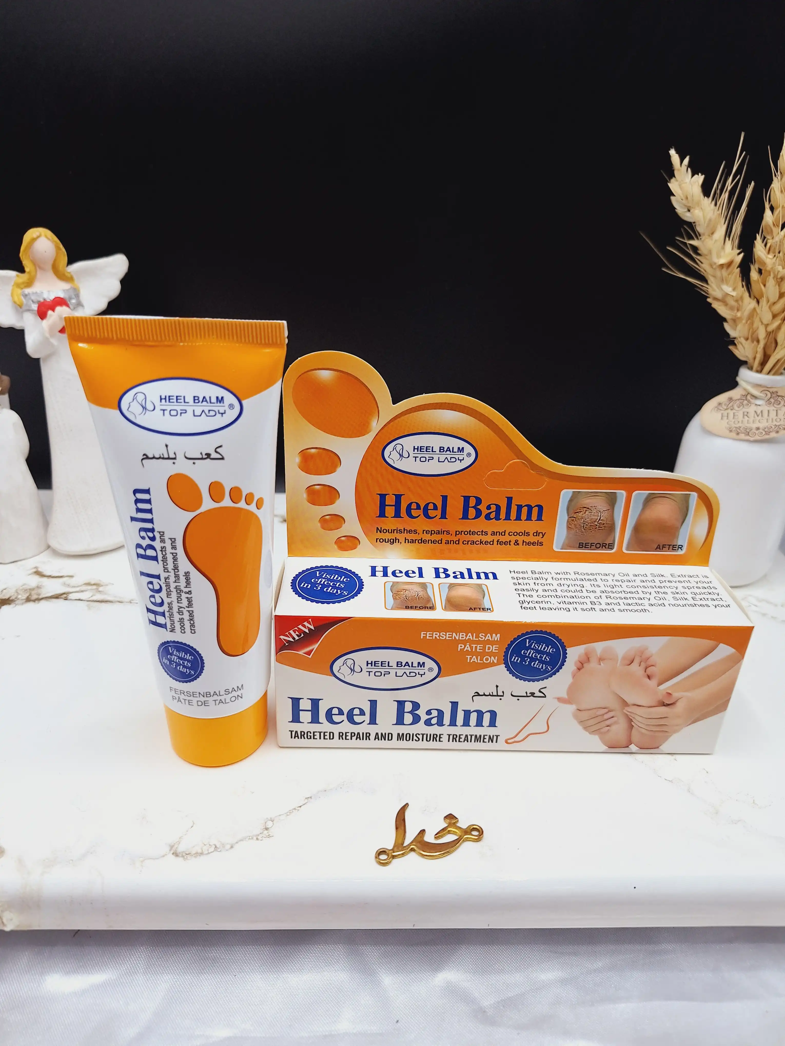 کرم ترک پا ترمیم کننده و تغذیه کننده پاشنه های خشن و ترک خورده برند Heel Balm کد T27010