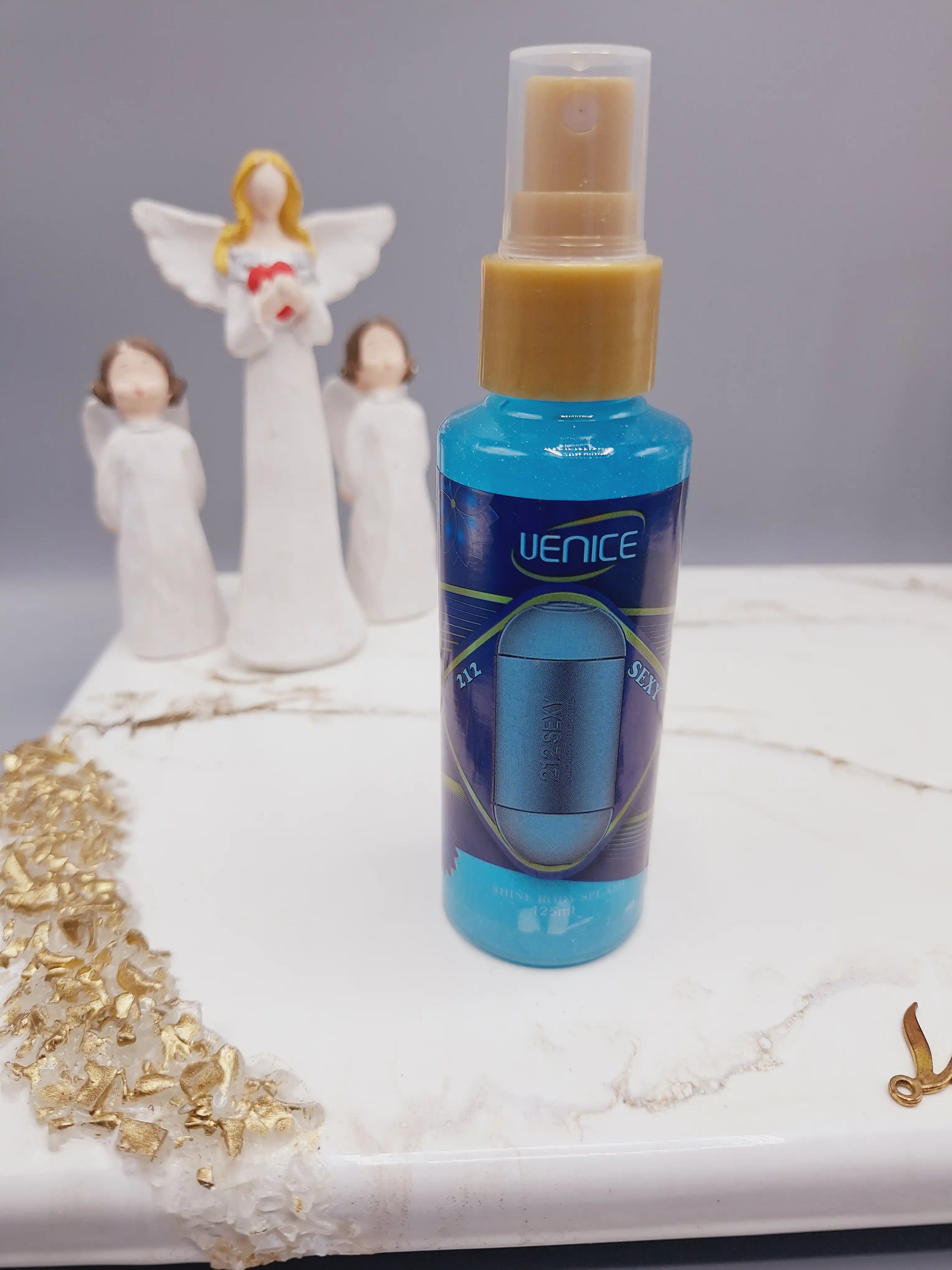 بادی اسپلش شاین دار ادکلنی سایز کوچک ونیز VENICE رایحه 212 SEXY