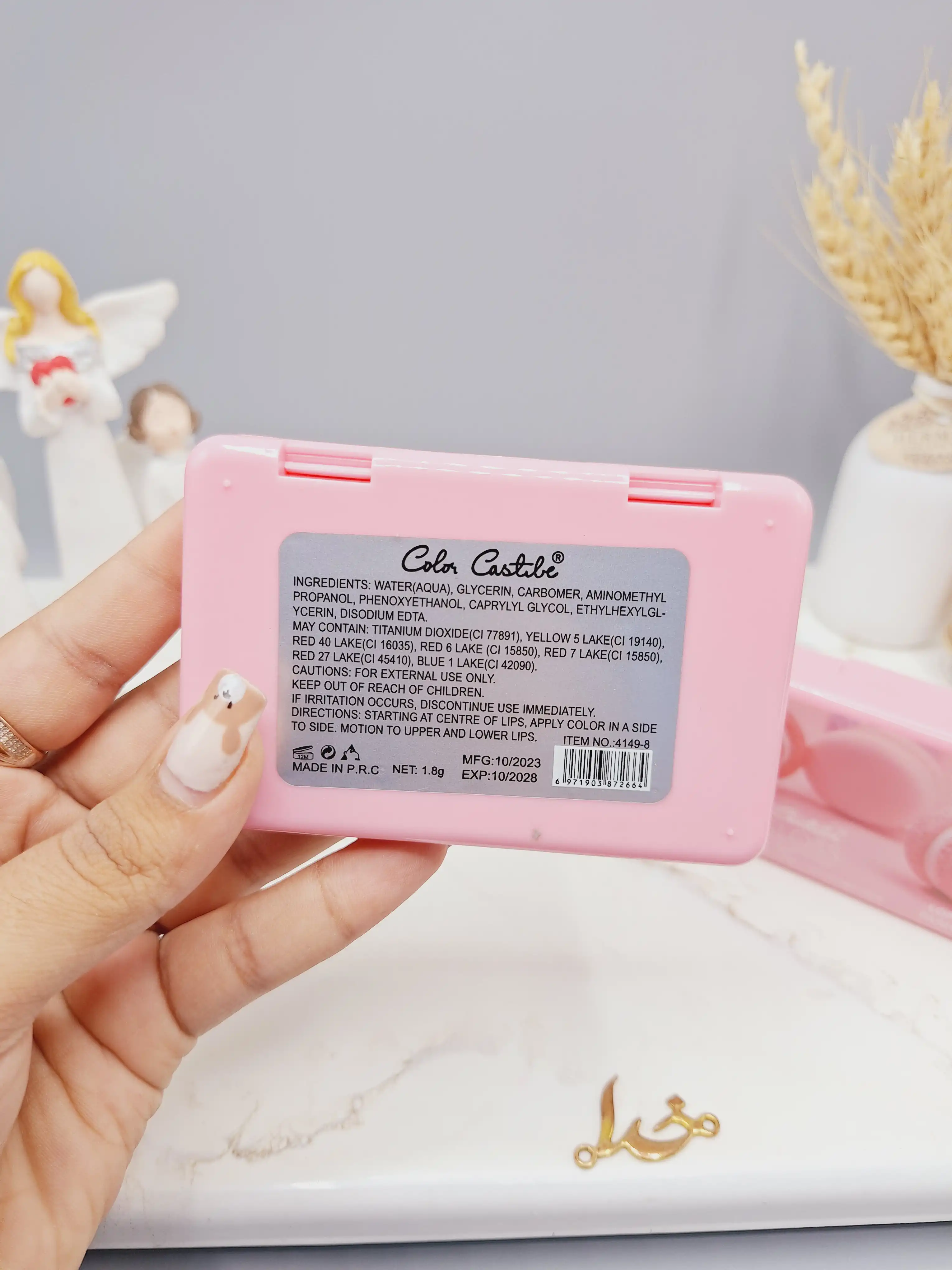 پک 6تایی رژ لب مایع دونات ماکارون کد 4149