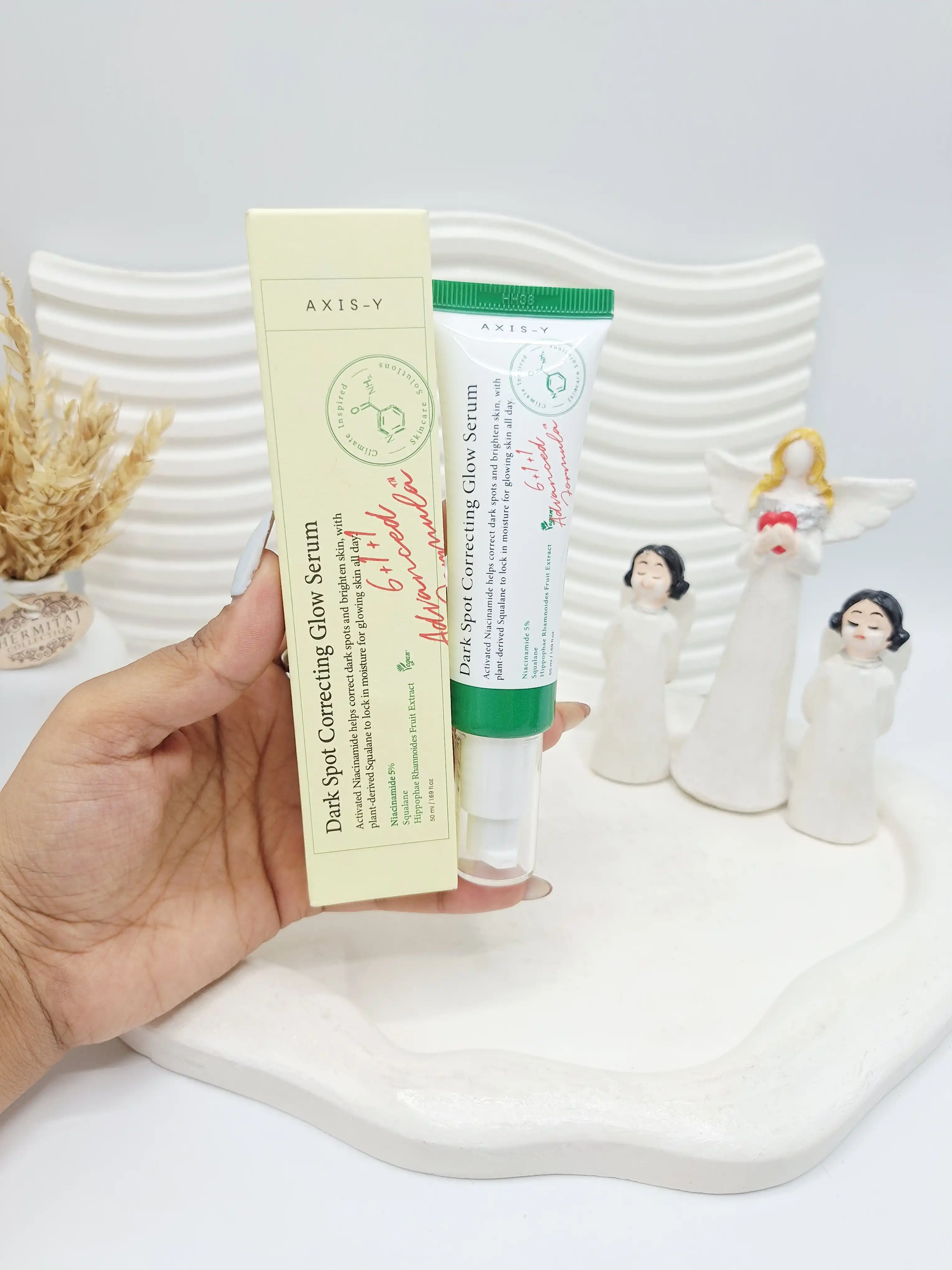سرم ضدلک و روشن‌کننده مناسب برای کاهش لک‌های تیره، جای جوش و ناهماهنگی رنگ پوست صورت برند اکسس وای حاوی نیاسینامید 5٪ های کپی امارات کد ۰۰۳۴