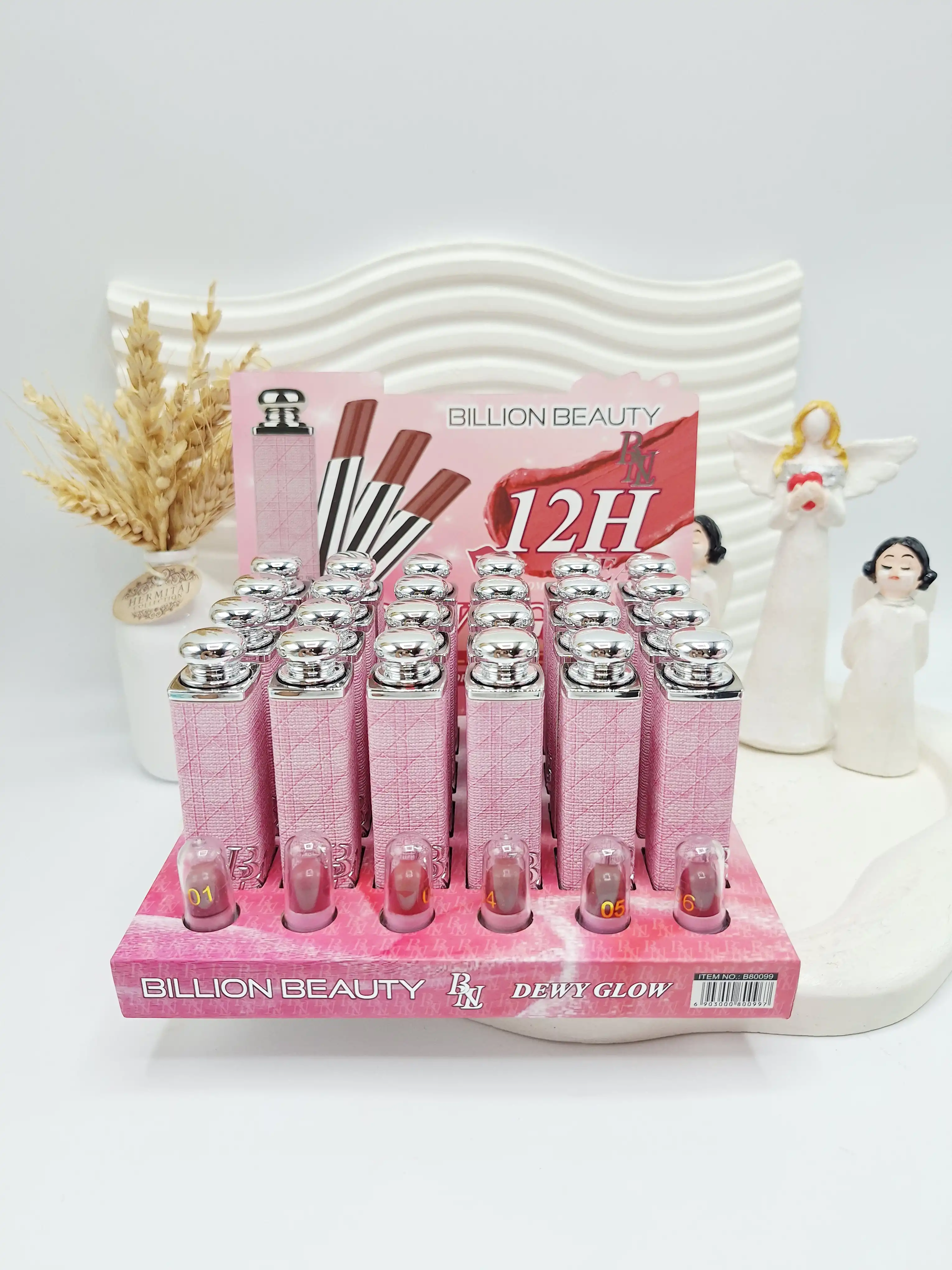 رژ جامد پوکه صورتی پرطرفدار برند بیلیون بیوتی کد0997