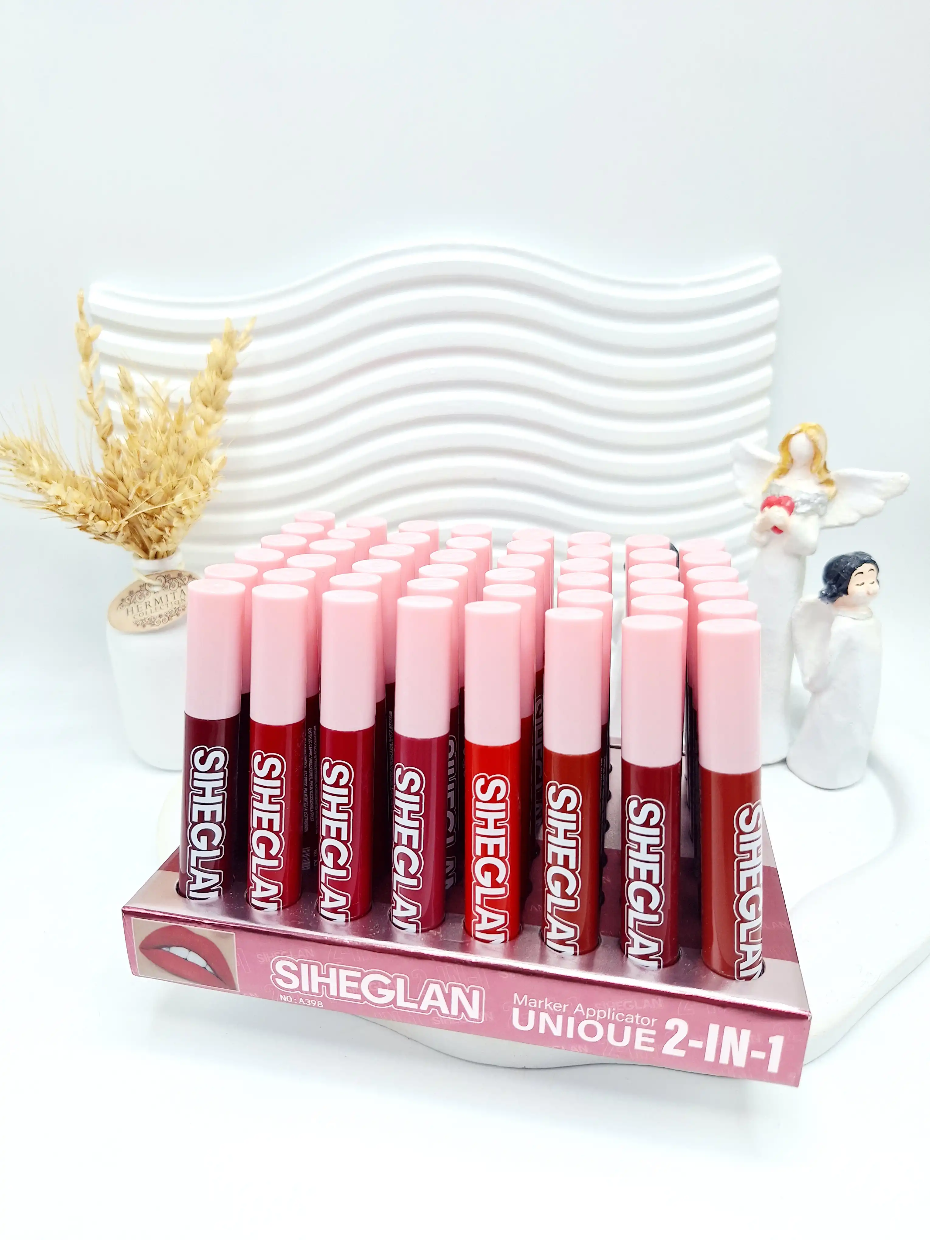 شیدینگ لب ماژیکی خوش رنگ برند SIHEGLAN کد 398